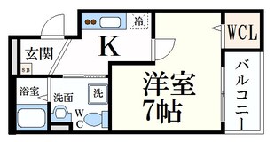 ルアナ新神戸の物件間取画像